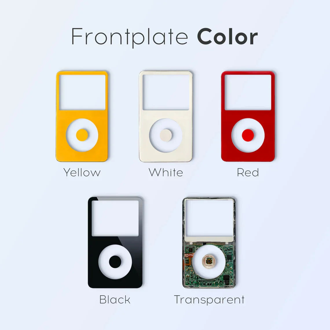 iPod Video 5th Gen | Bluetooth Mod | Wolfson DAC | 2TB SDXC | USB-C Upgrade | 3000 mAh | Choose Color