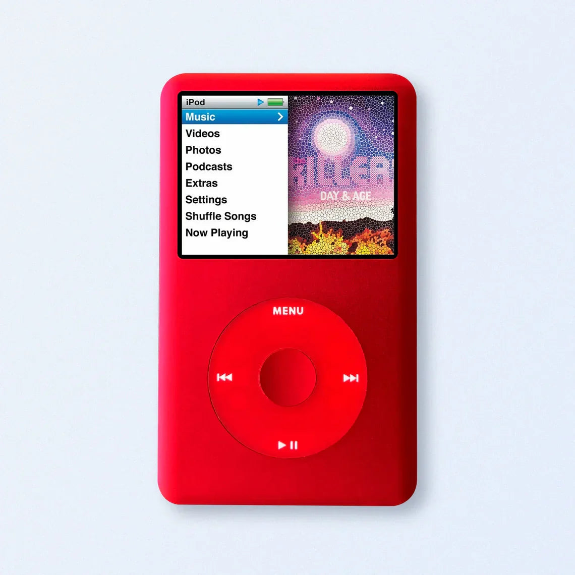 iPod Classic 7th Gen | Red Edition | 2TB SDXC | 3000 mAh Battery | USB-C Upgrade