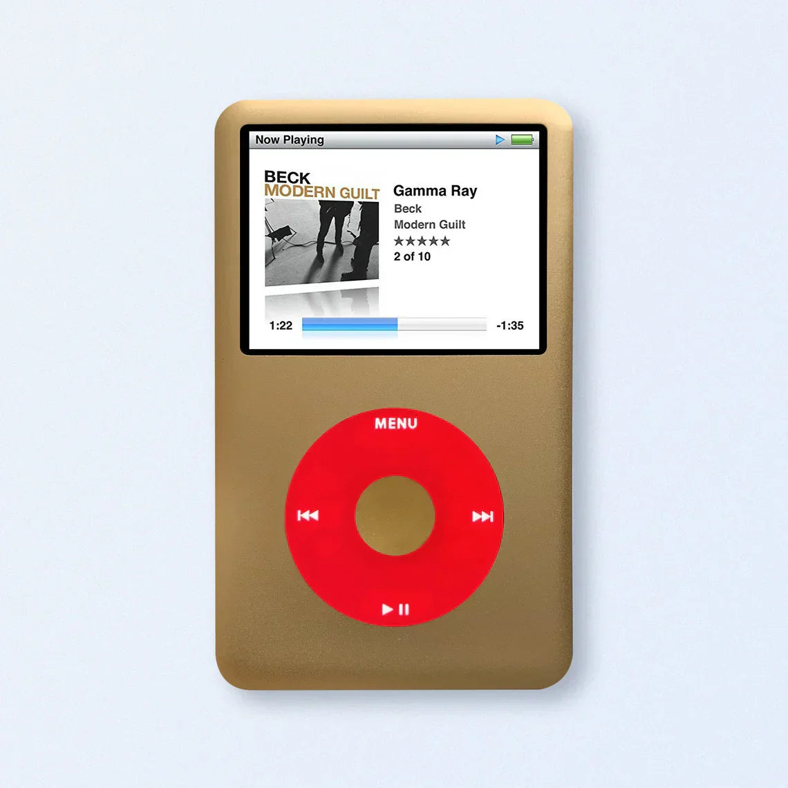 iPod Classic 7th Gen | Gold Edition | 2TB SDXC | 3000 mAh Battery | USB-C Upgrade