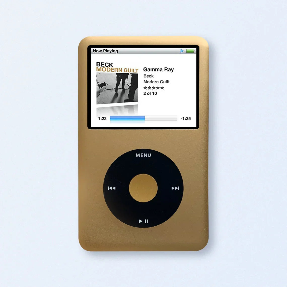 iPod Classic 7th Gen | Gold Edition | 2TB SDXC | 3000 mAh Battery | USB-C Upgrade