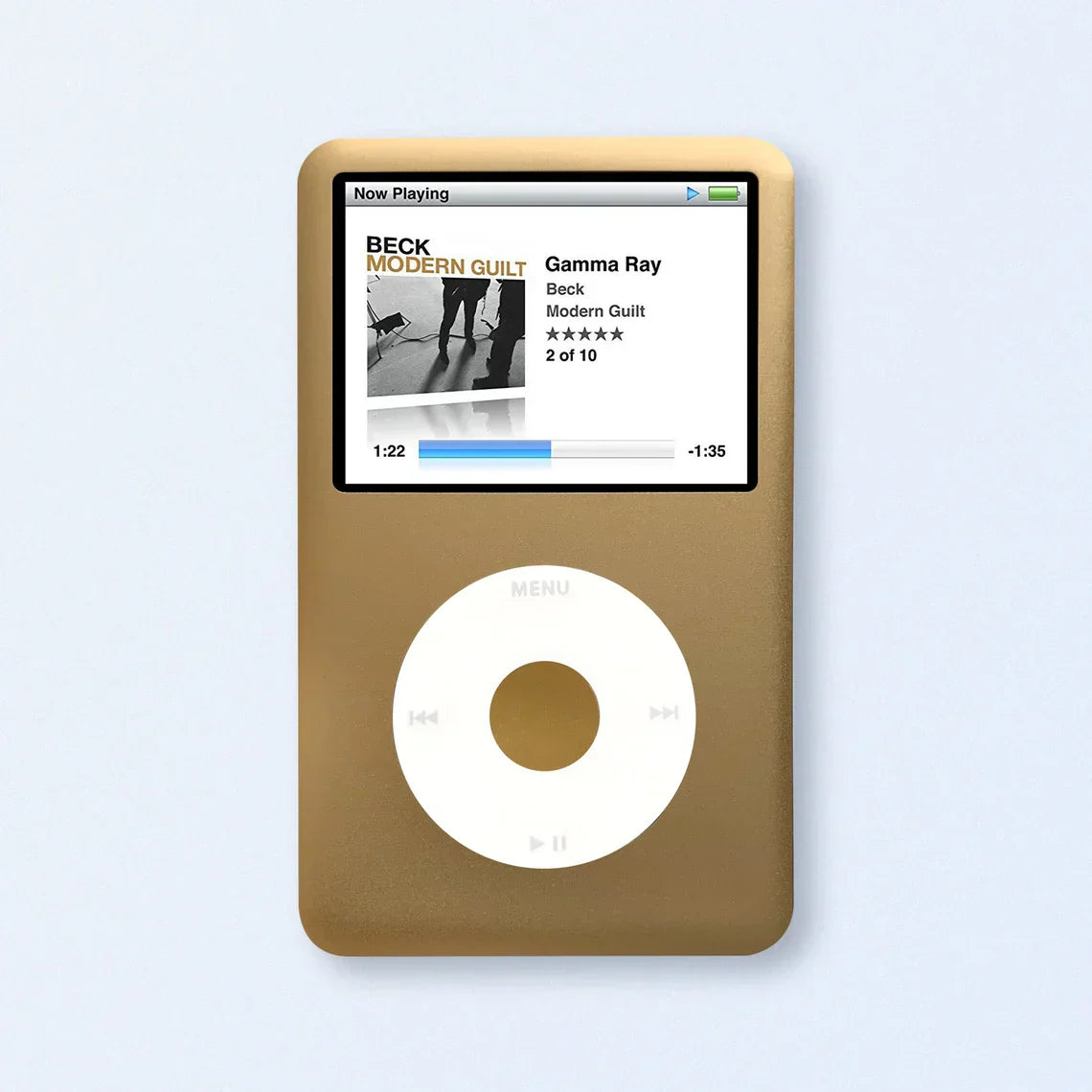 iPod Classic 7th Gen | Gold Edition | 2TB SDXC | 3000 mAh Battery | USB-C Upgrade