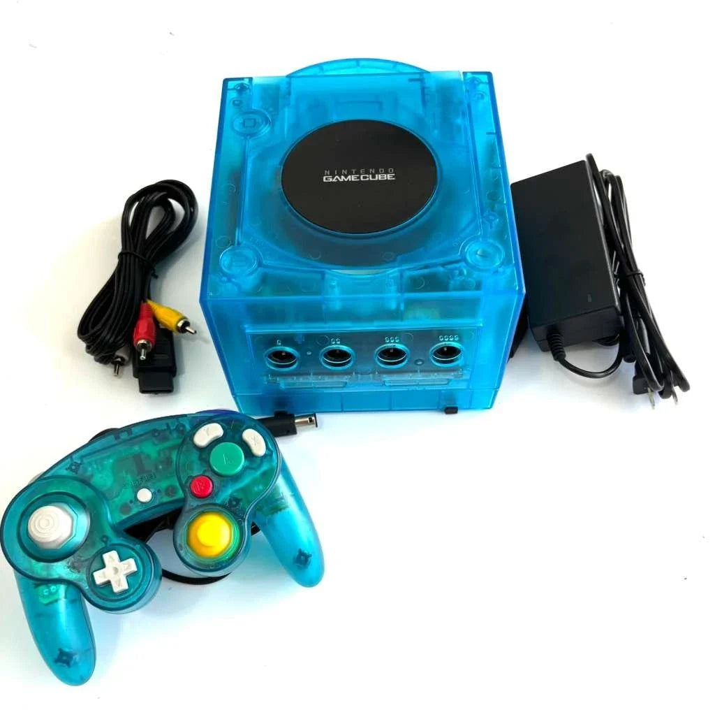 Nintendo GameCube Console NGC Console Various Colors + 4 Controller + Wires Bundle