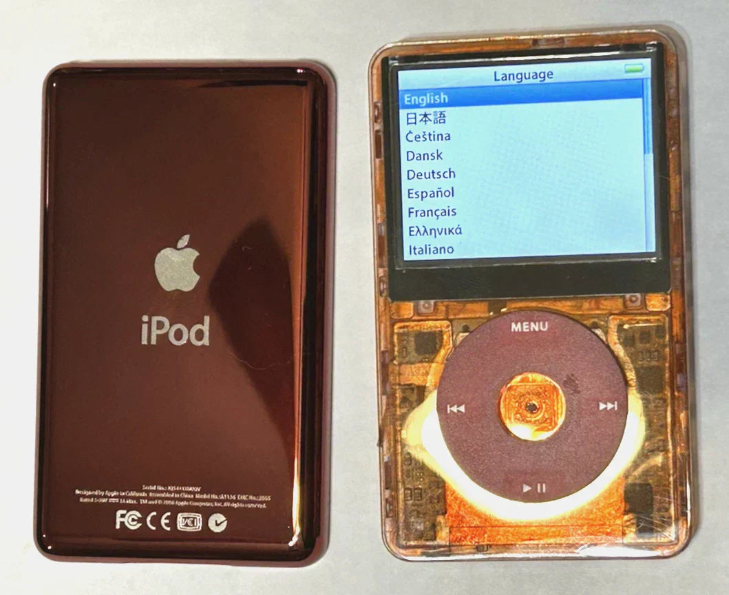 APPLE iPOD CLASSIC 5.5th Atomic Orange Fireball 2TB Wolfson DAC 3000 Battery