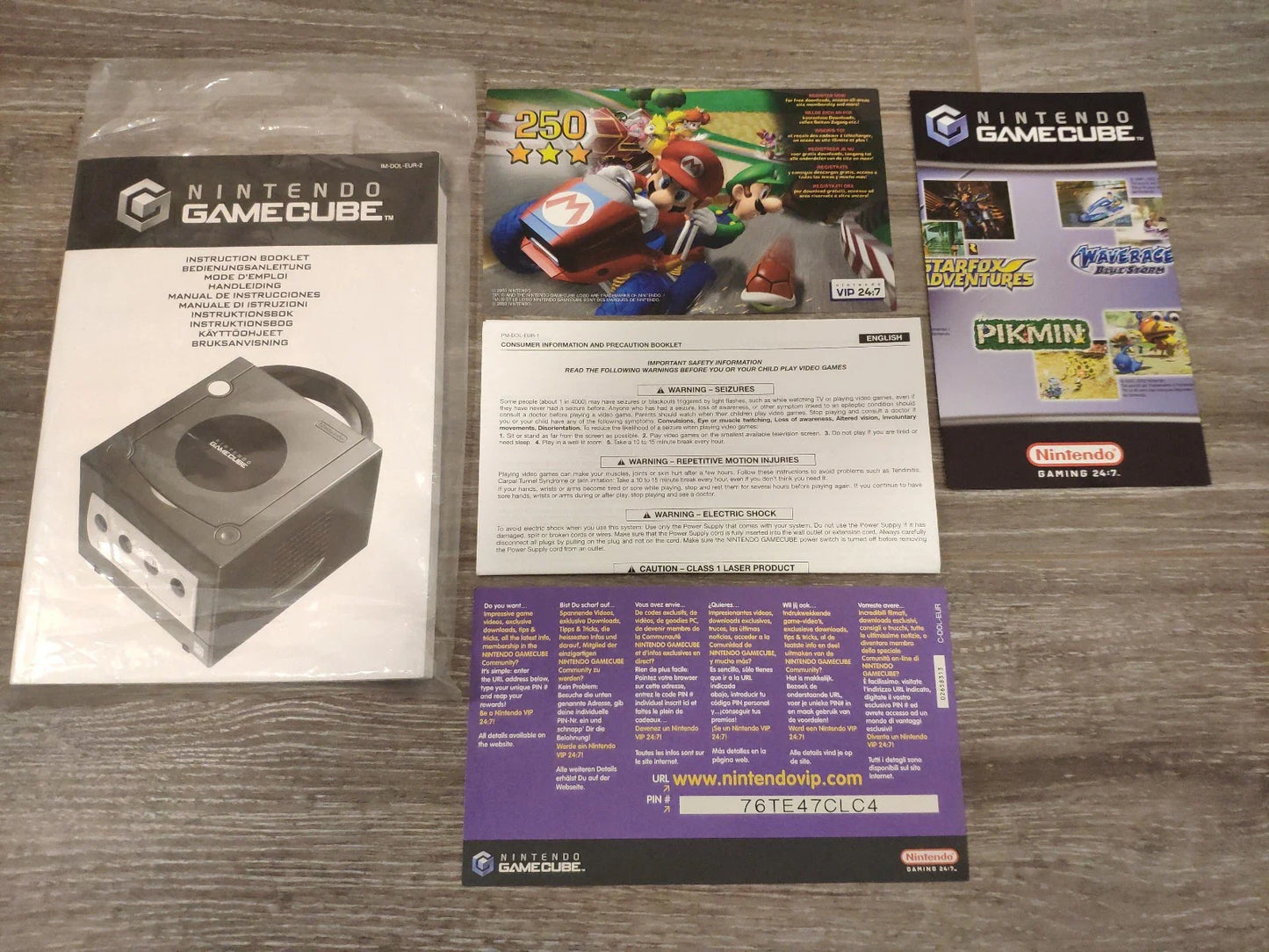 Nintendo GameCube Konsole Mario Kart PAK Limited Edition mit OVP CIB GC