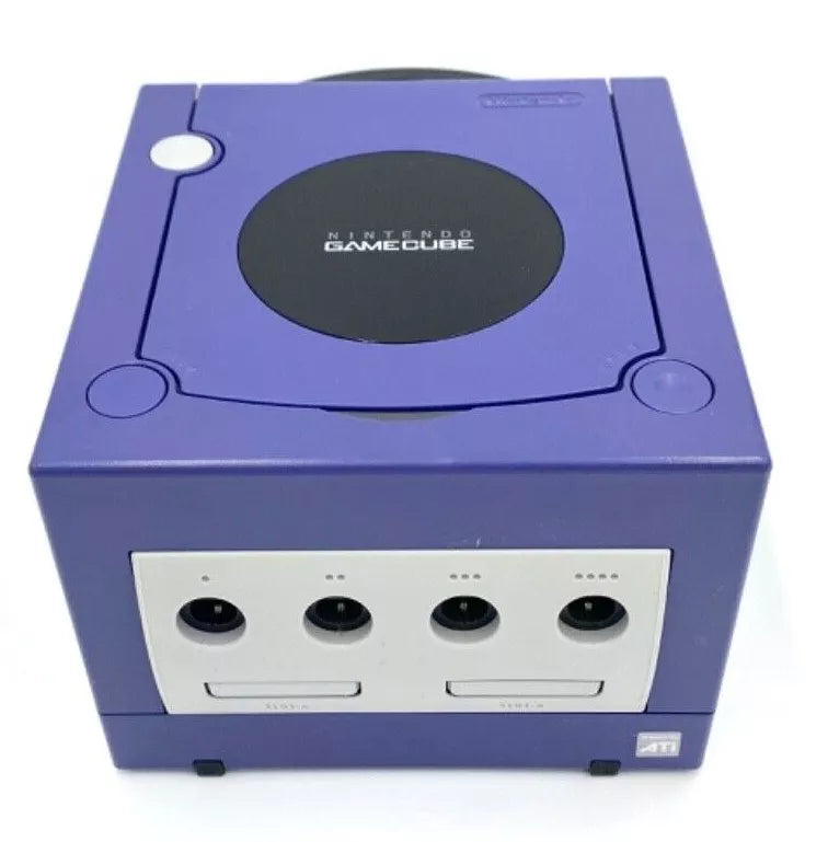 Nintendo GameCube Console NGC Console Various Colors + 4 Controller + Wires Bundle