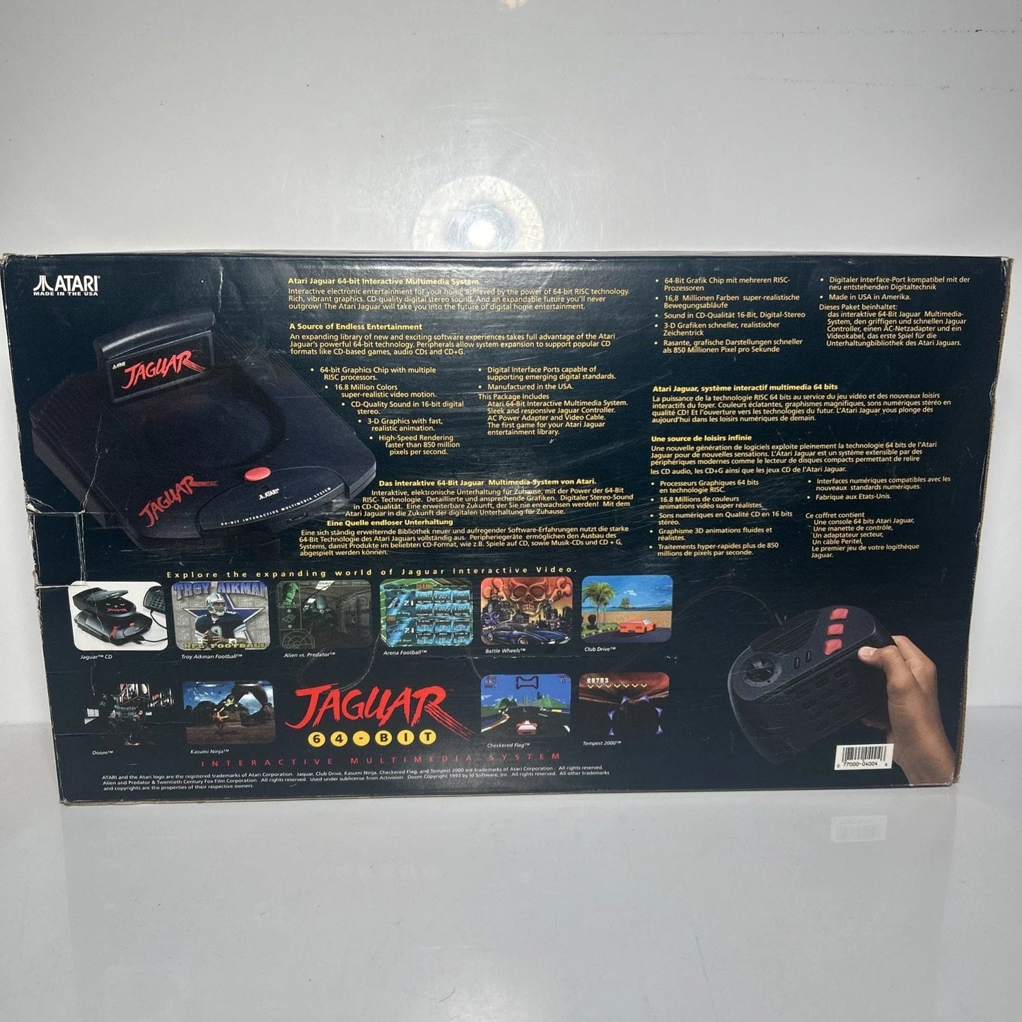 Atari Jaguar Cybermorph Console * Version & Manuals Boxed With 2 Games Very-