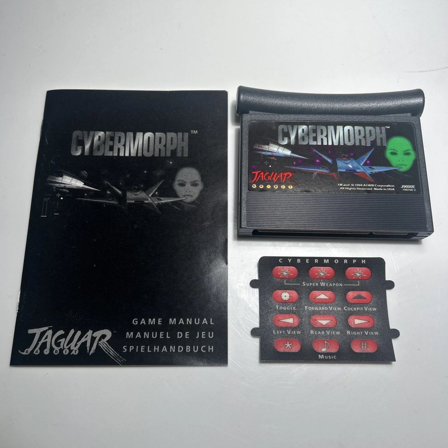 Atari Jaguar Cybermorph Console * Version & Manuals Boxed With 2 Games Very-
