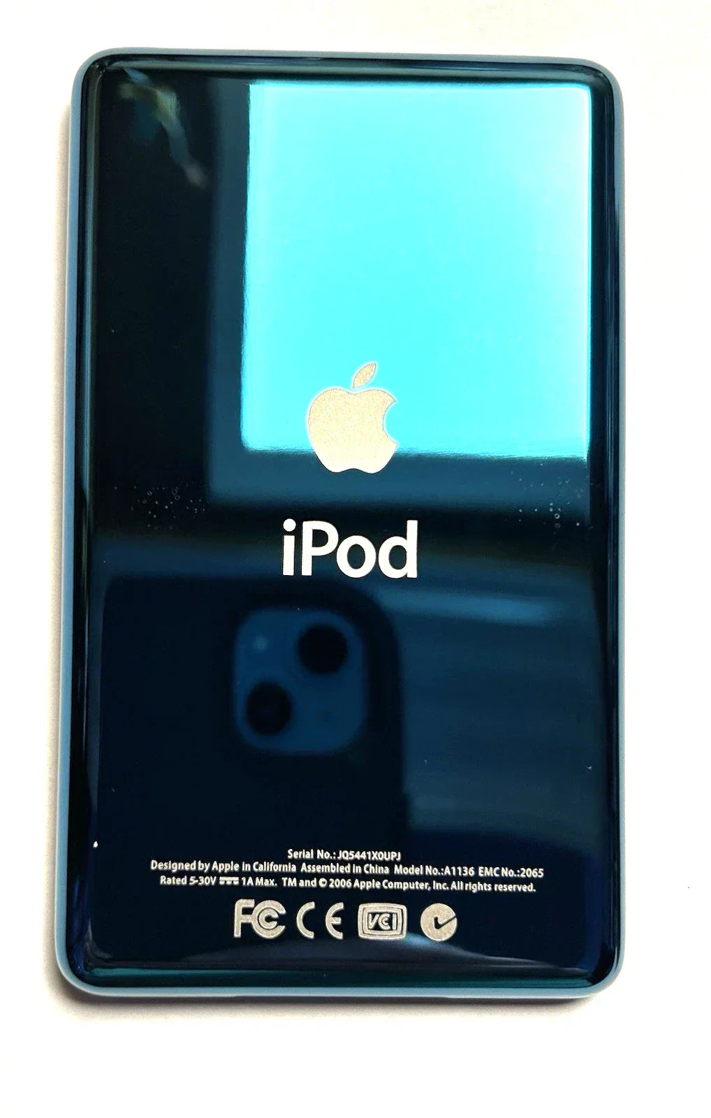 APPLE iPOD CLASSIC 5.5th Atomic Blue Sparkler 2 TB Wolfson DAC 3000 Battery