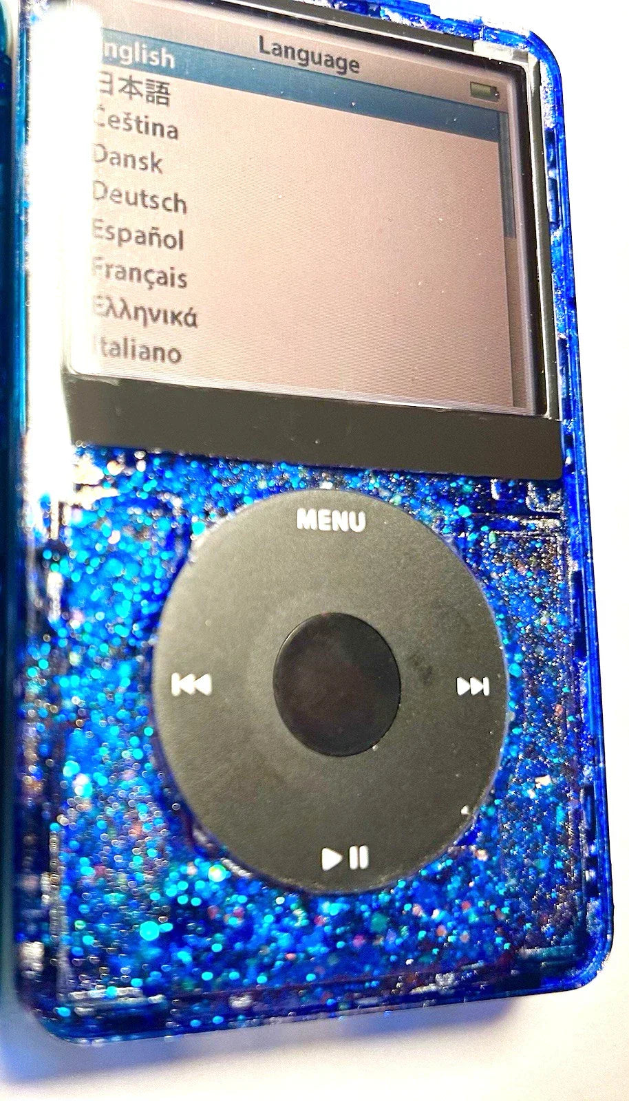 APPLE iPOD CLASSIC 5.5th Atomic Blue Sparkler 2 TB Wolfson DAC 3000 Battery