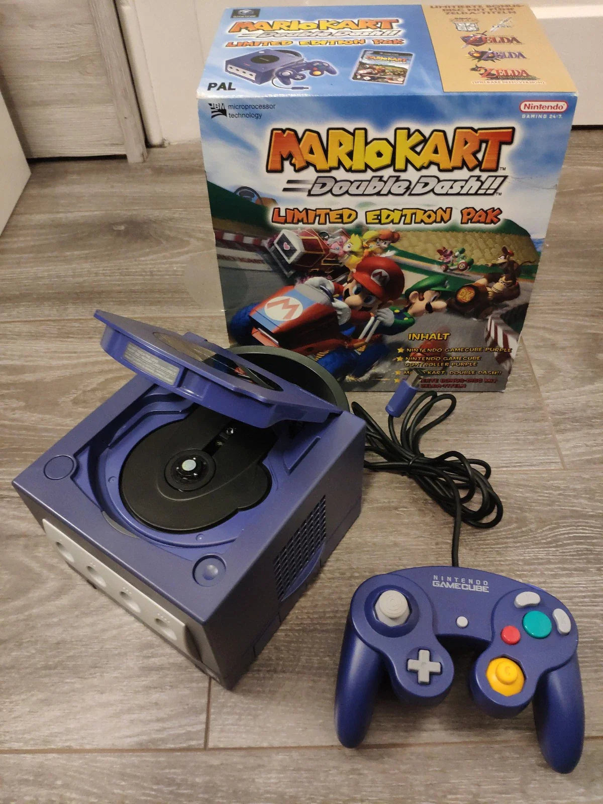 Nintendo GameCube Konsole Mario Kart PAK Limited Edition mit OVP CIB GC
