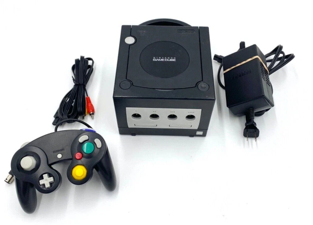 Nintendo GameCube Console NGC Console Various Colors + 4 Controller + Wires Bundle