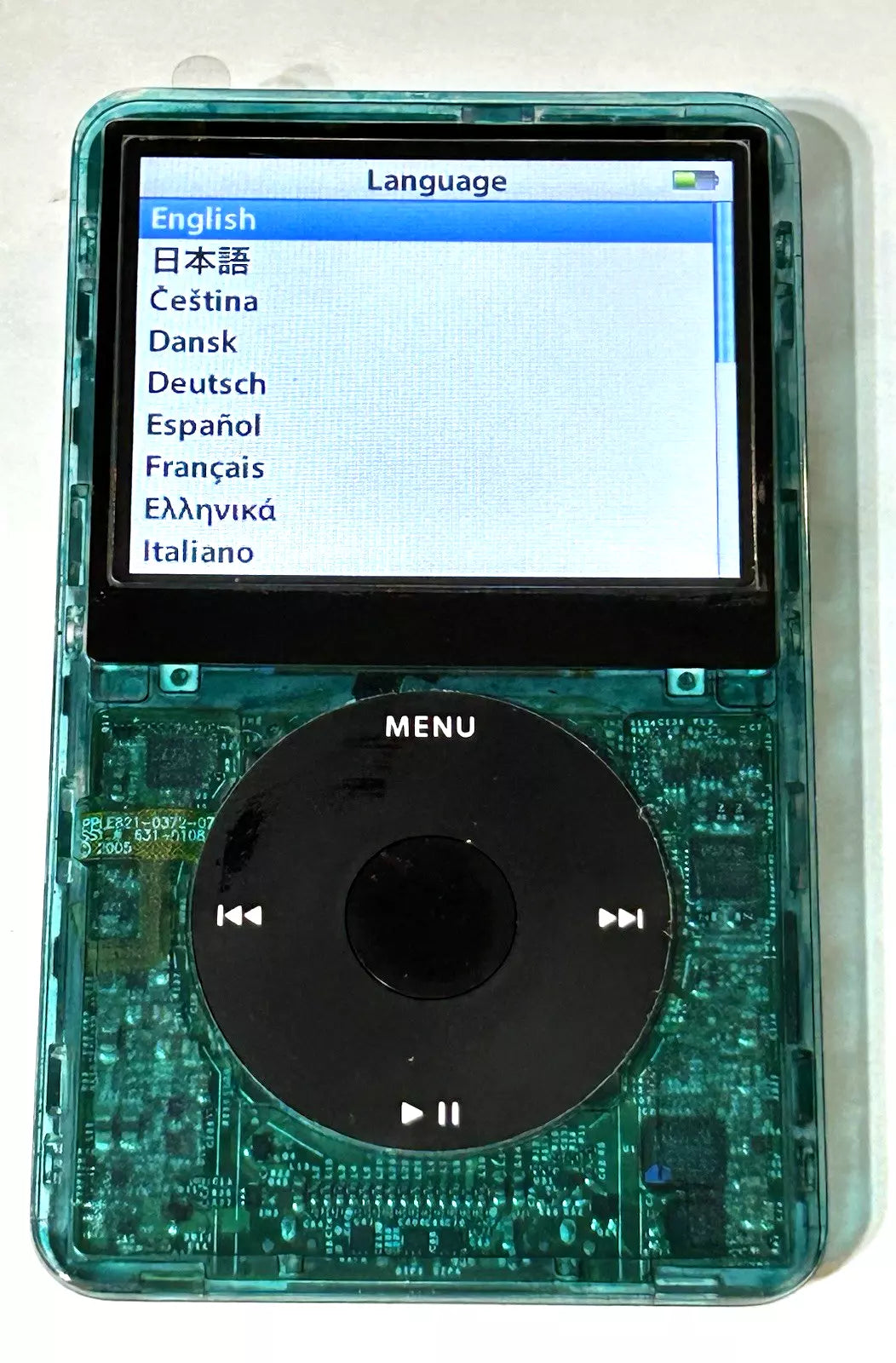 APPLE iPOD CLASSIC 5.5th Turq 2TB  SSD Wolfson DAC Atomic 3000 Mega Battery