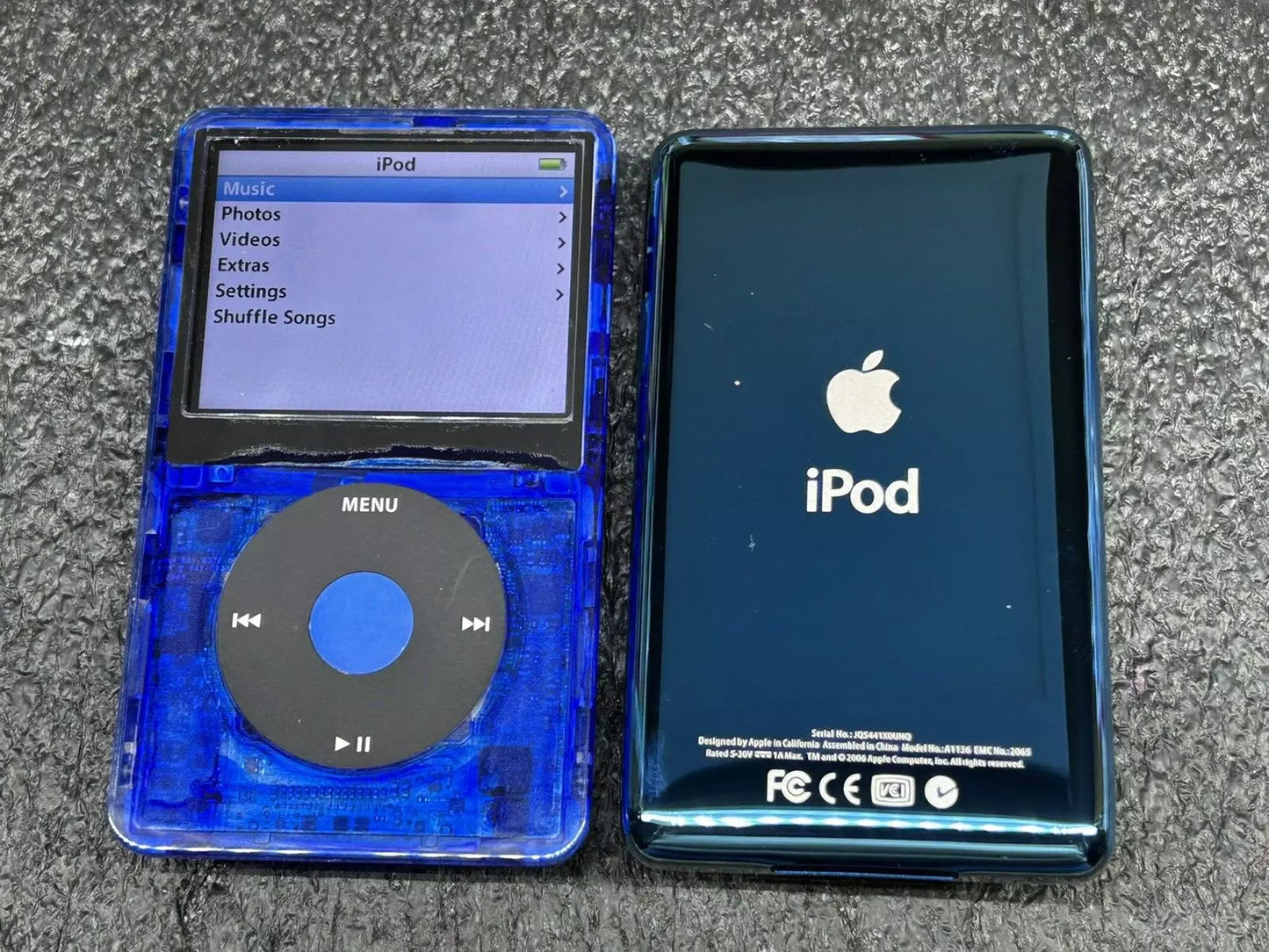 APPLE iPOD CLASSIC 5.5th Atomic Ocean Blue 2TB SSD Wolfson DAC 3000 Battery