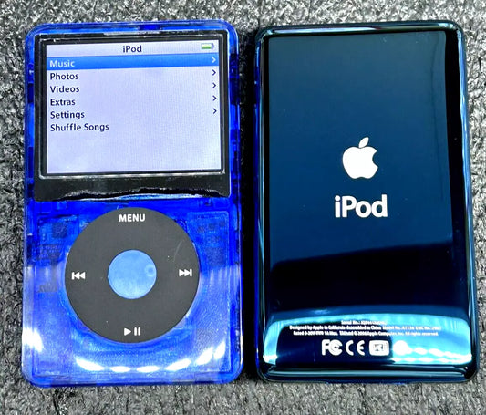 APPLE iPOD CLASSIC 5.5th Atomic Ocean Blue 2TB SSD Wolfson DAC 3000 Battery
